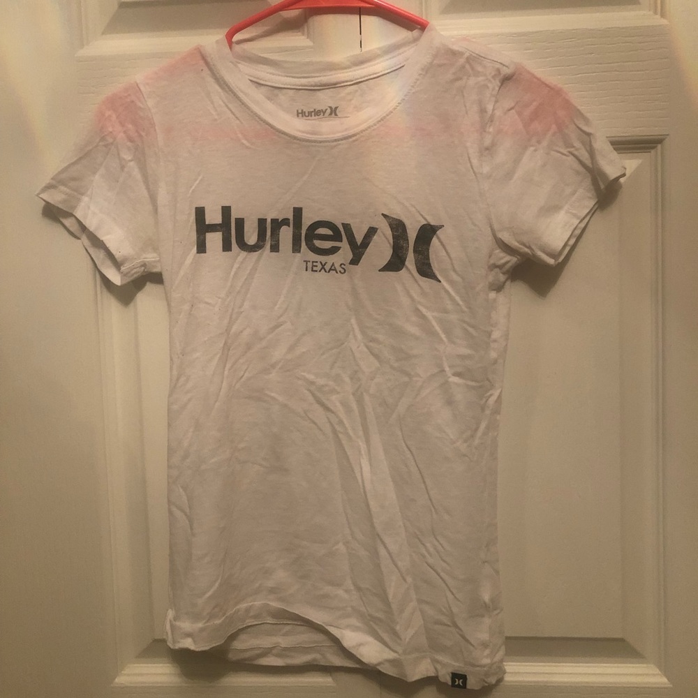 White Hurley tee